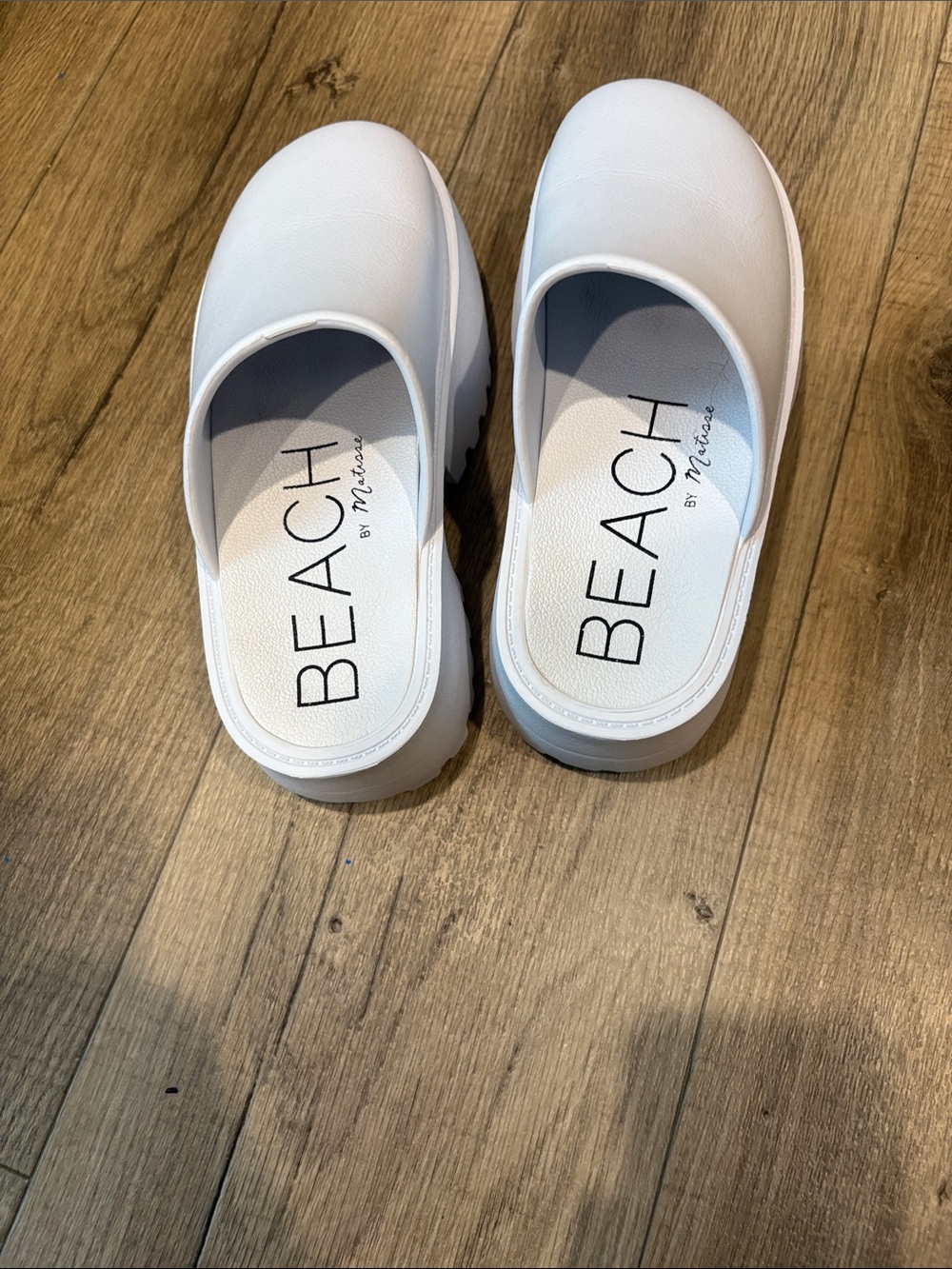 BEACH By Matisse White Slip-On Clogs